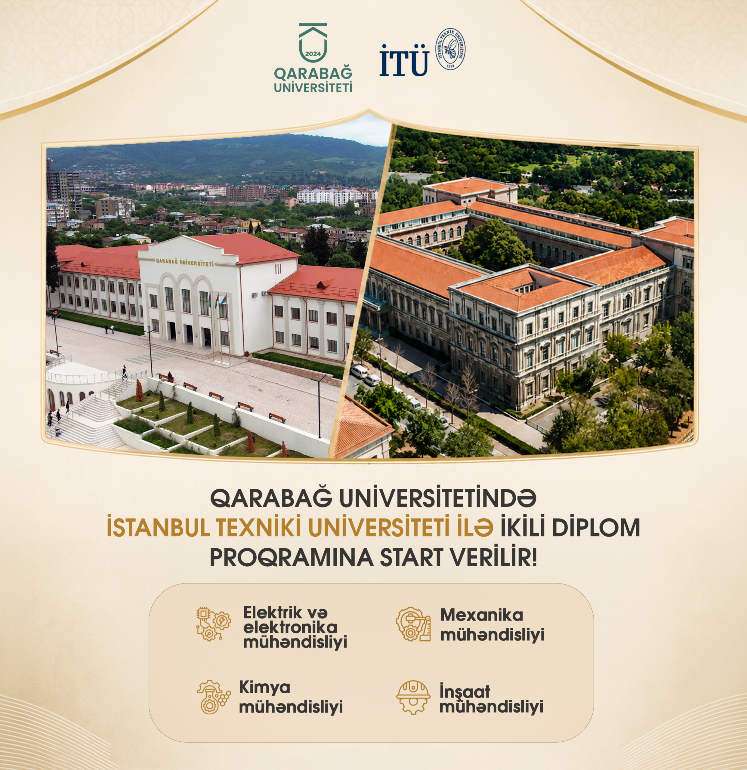Qarabağ Universitetindən tələbələrə ikili diplom imkanı