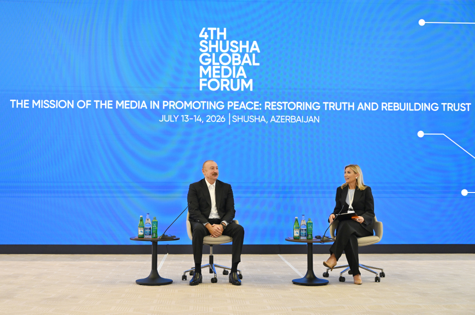 Prezident İlham Əliyevin iştirakı ilə IV Şuşa Qlobal Media Forumu işə başlayıb