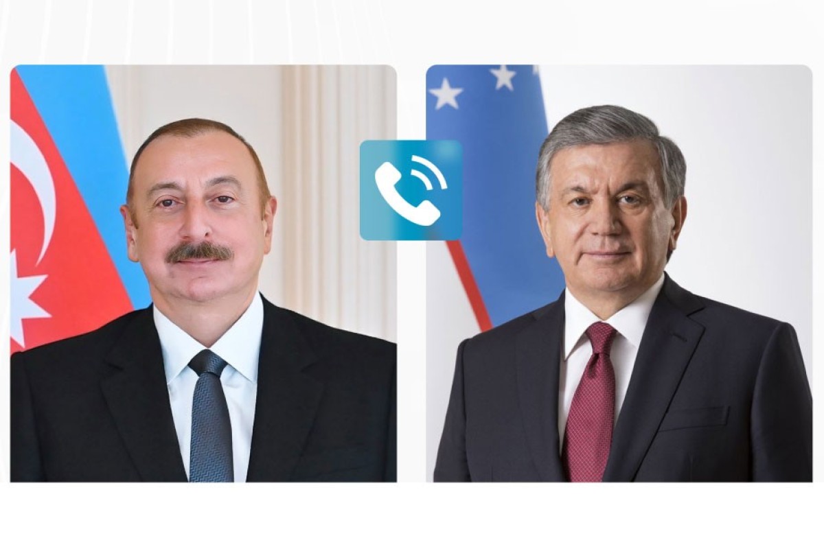İlham Əliyev Özbəkistan Respublikasının Prezidenti Şavkat Mirziyoyevə zəng edib