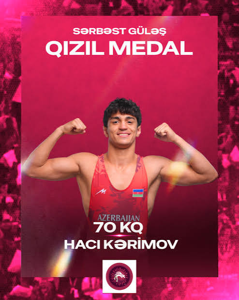 Azərbaycan güləşçisi qızıl medal qazandı
