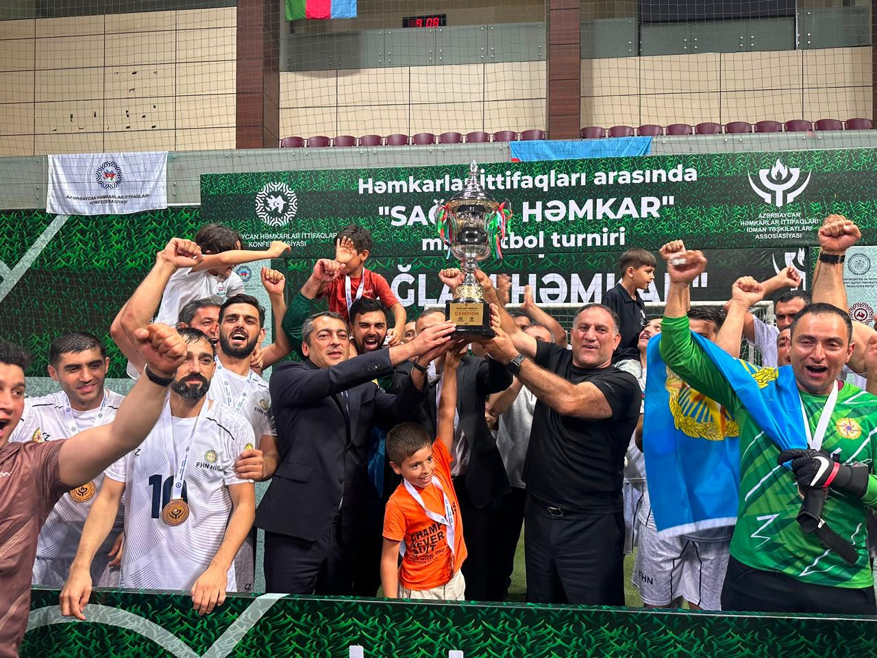 Fövqəladə Hallar Nazirliyi işçilərinin Həmkarlar İttifaqının komandası “Sağlam həmkar” minifutbol turnirinin qalibi olub-FOTO