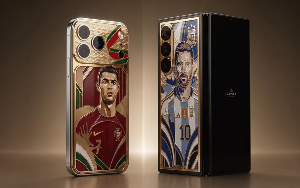 Messi və Ronaldo üçün 24 karat qızıl smartfonlar təqdim edildi-FOTO