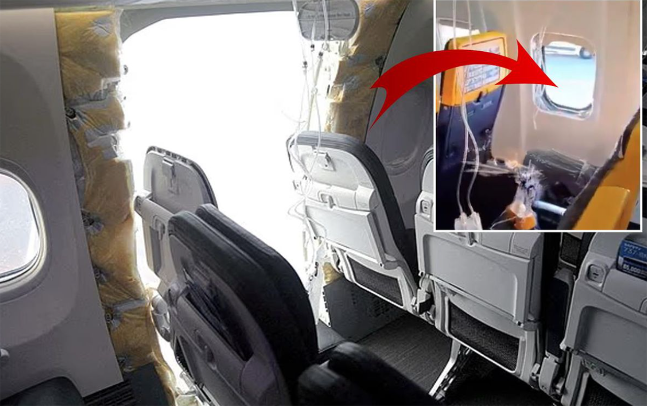 “Ryanair” təyyarəsində qorxulu anlar: Sərnişinin başı pəncərədən çölə çıxıb