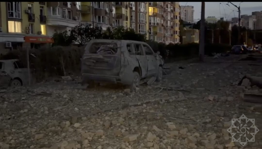 Kiyevdə səfirliyimizin yaxınlığı vuruldu-FOTO