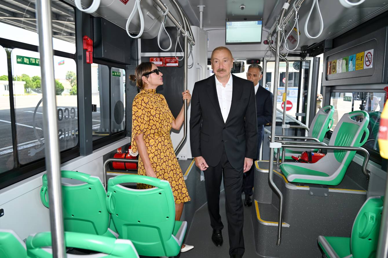 Naxçıvanda yeni avtobus parkı 222 nəfəri işlə təmin edib – 60 elektrik avtobusu xəttə çıxacaq-FOTO