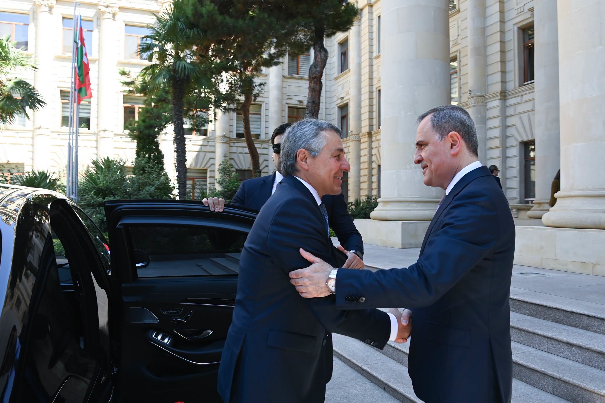 Ceyhun Bayramov ATƏT sədrini qəbul etdi