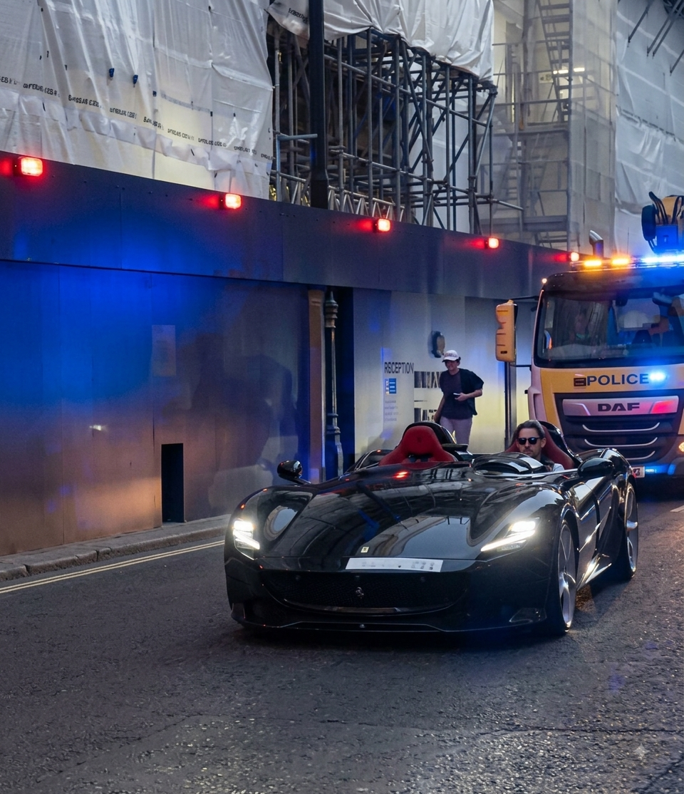 Polis 9,1 milyon manatlıq Ferrari ilə küçələrdə göründü – SƏBƏBİ TƏƏCCÜBLƏNDİRDİ