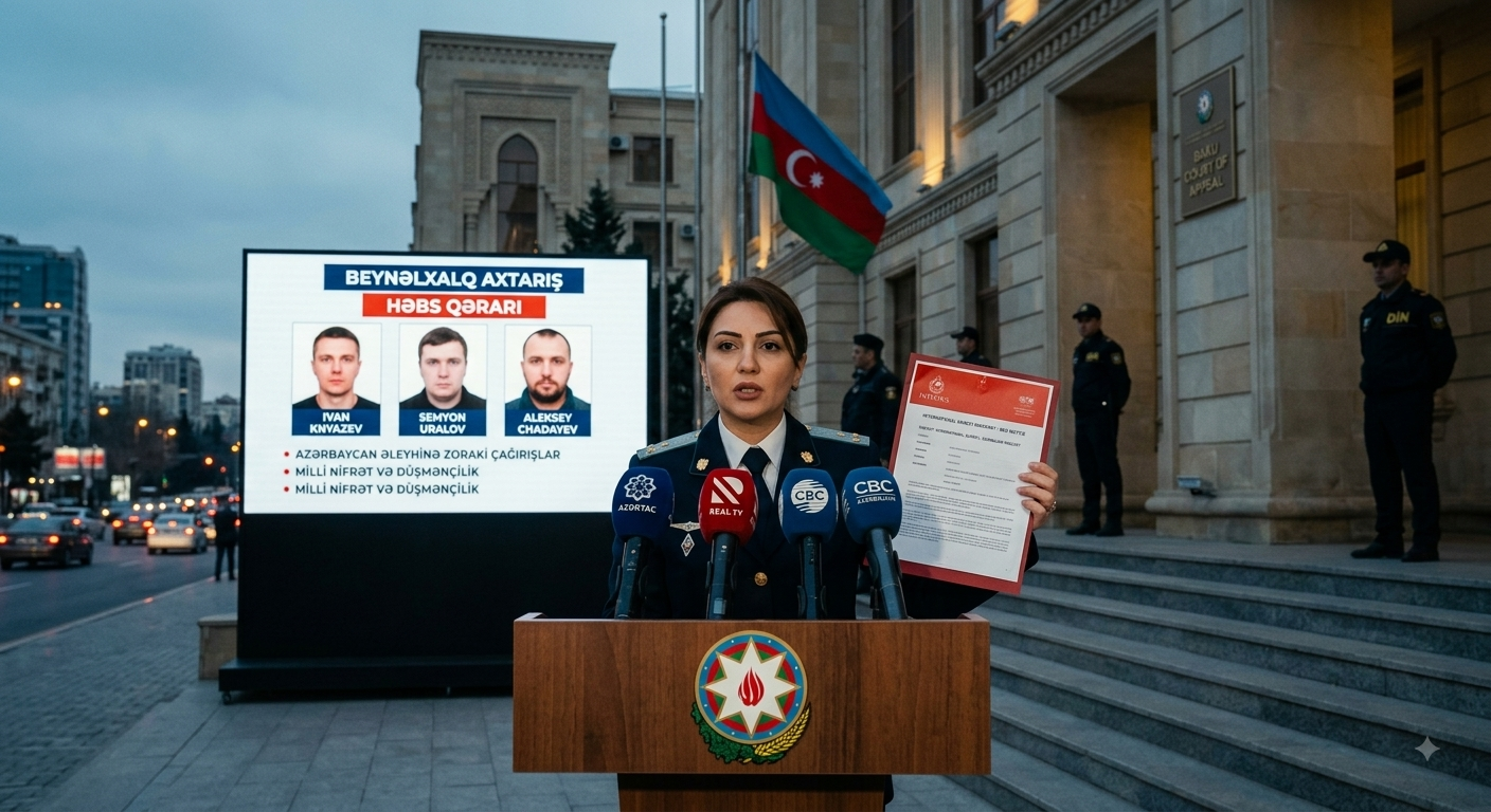 Azərbaycan 3 rusiyalı jurnalist barədə həbs qərarı çıxardı