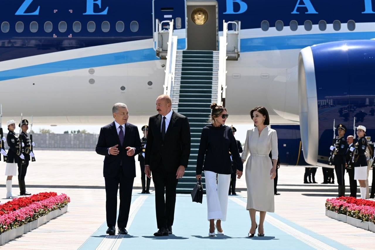 Prezident İlham Əliyevin Özbəkistan səfəri Buxarada davam edəcək-Video