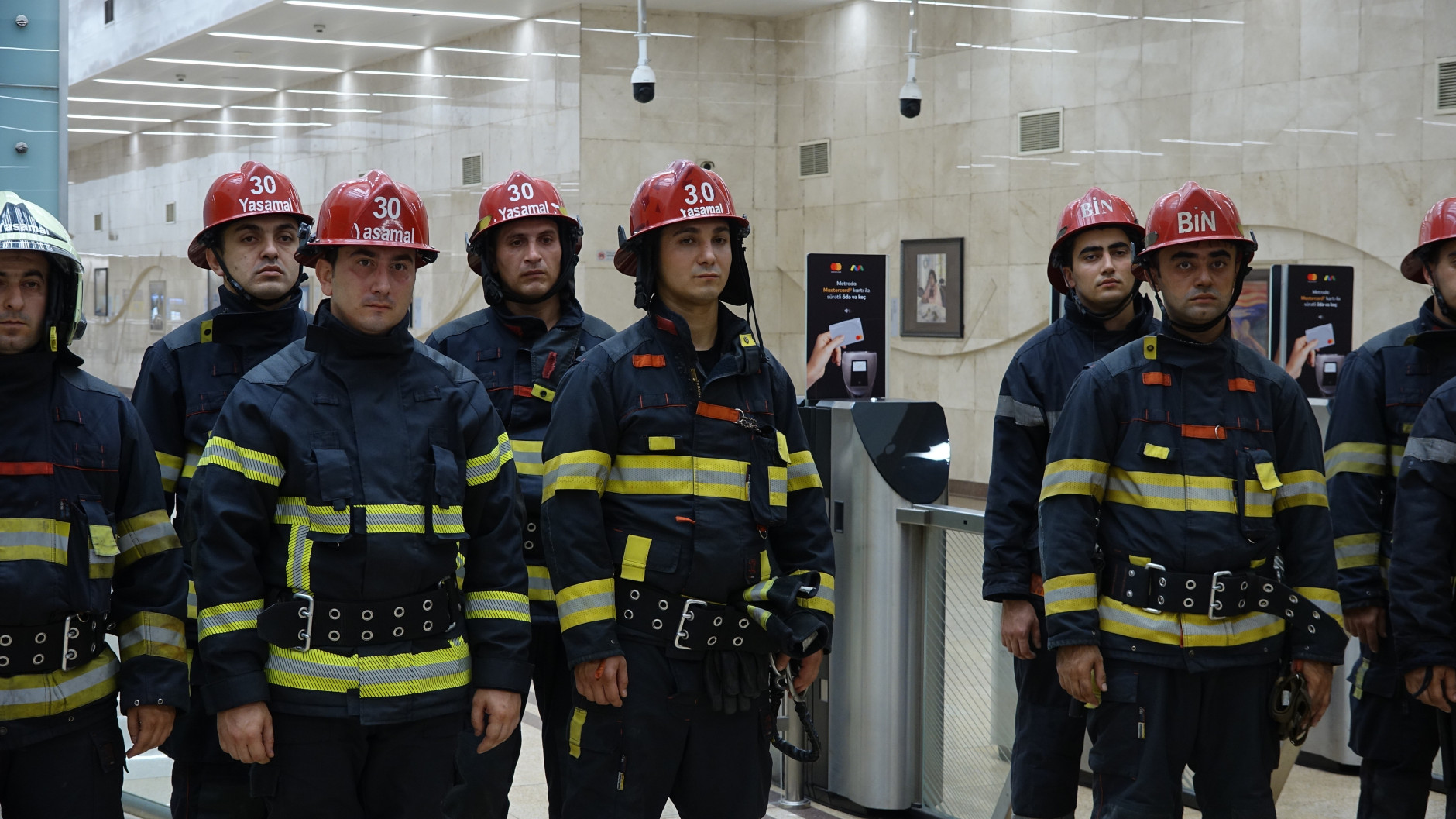 Bakı metrosunda fövqəladə təlim keçirildi-FOTO+VİDEO