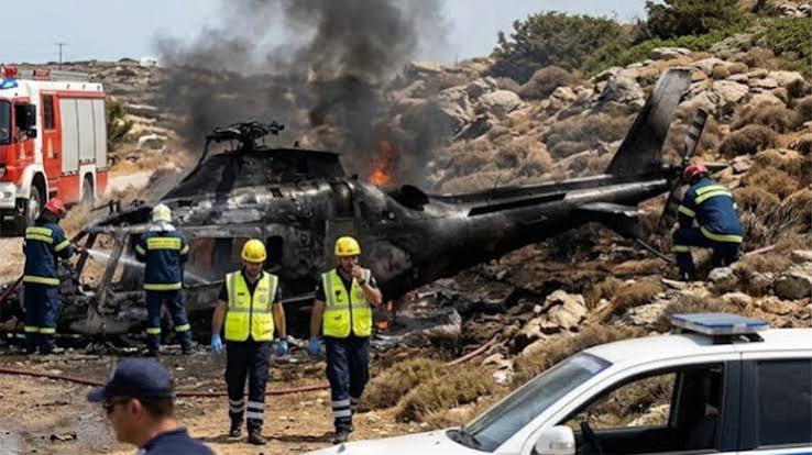 Dəhşətli helikopter qəzası: 3 nəfər öldü – VİDEO