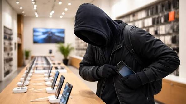 Mağazadan pul və 4 telefon oğurlayan şəxslər saxlanıldı