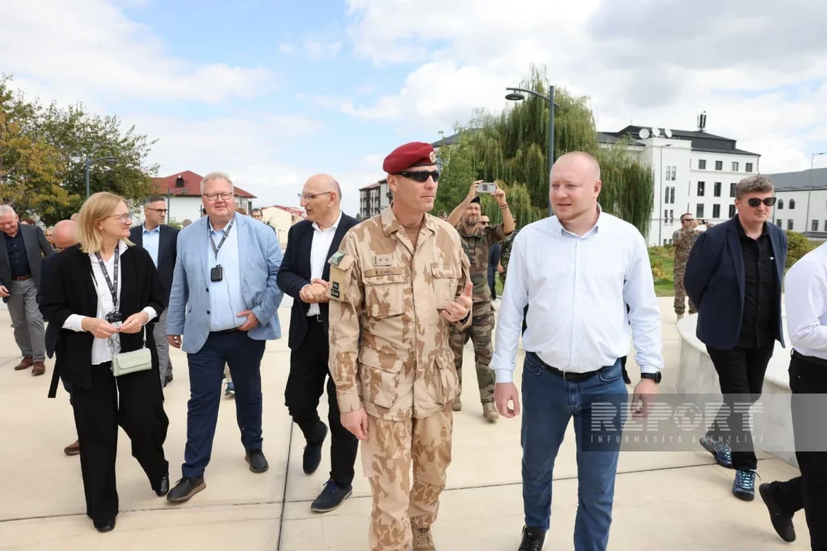Diplomatik korpus Xankəndidə Zəfər parkını ziyarət edib-FOTO+VIDEO