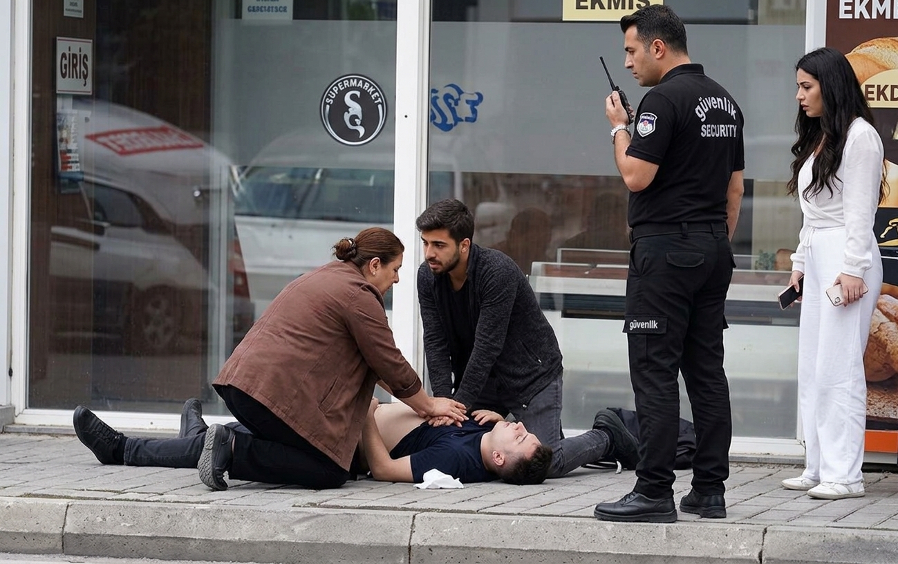 Bakıda küçədə ürəyi dayanan şəxsin həyatını həkim xilas etdi – VİDEO