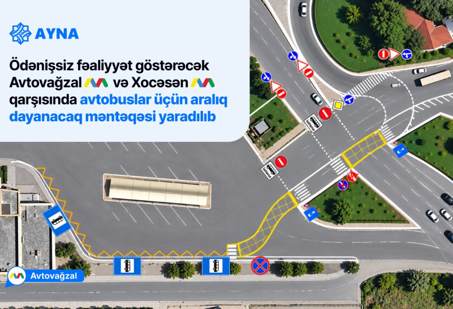 Bu metro stansiyalarında avtobuslar üçün yeni dayanacaq müəyyənləşdirildi-Video