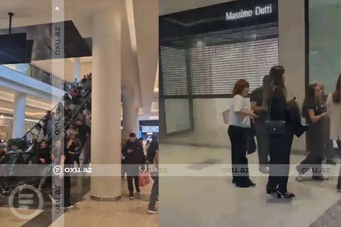 “Gənclik Mall”da həyəcan siqnalı: müştərilər təxliyə edildi